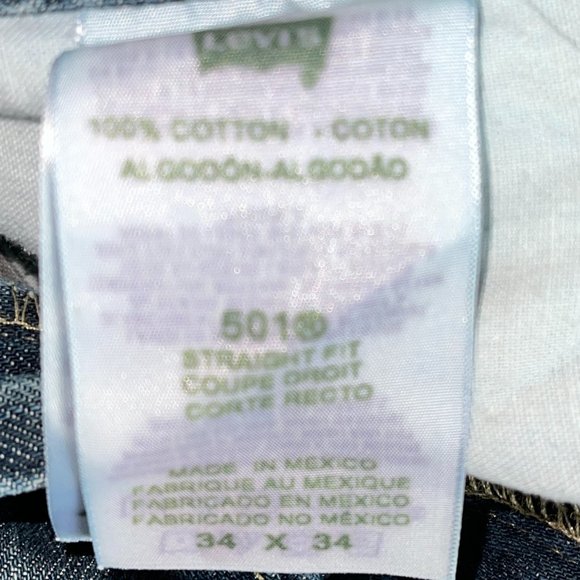 LEVI'S MEN'S 501 XX BUTTON FLY JEANS W34 L34 - Picture 4 of 16